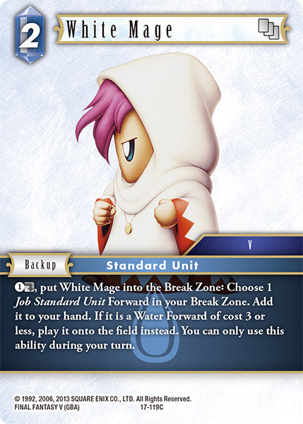 Final Fantasy Opus XVII 17-119 White Mage