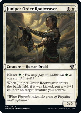 MTG Dominaria United 022/281 Juniper Order Rootweaver