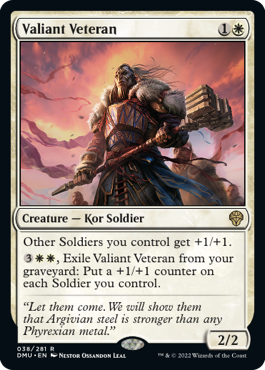 MTG Dominaria United 038/281 Valiant Veteran