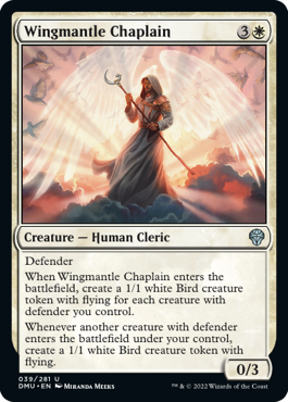 MTG Dominaria United 039/281 Wingmantle Chaplain