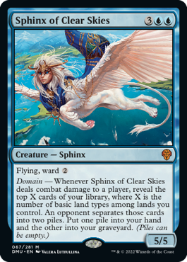 MTG Dominaria United 067/281 Sphinx of Clear Skies