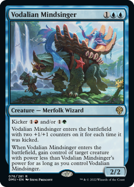 MTG Dominaria United 076/281 Vodalian Mindsinger