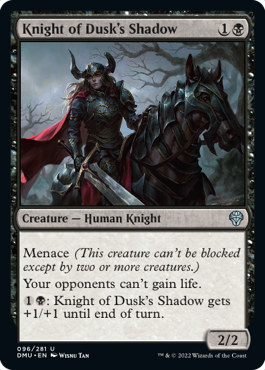 MTG Dominaria United 096/281 Knight of Dusk's Shadow