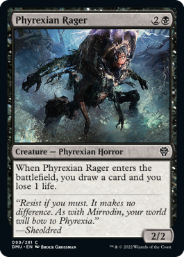 MTG Dominaria United 099/281 Phyrexian Rager