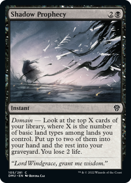 MTG Dominaria United 105/281 Shadow Prophecy