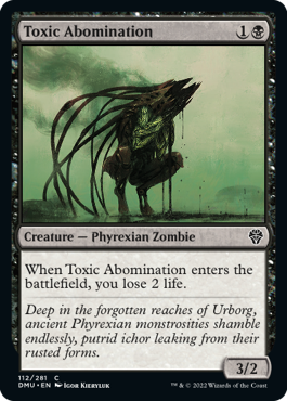 MTG Dominaria United 112/281 Toxic Abomination