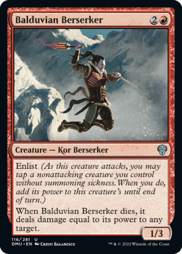 MTG Dominaria United 116/281 Balduvian Berserker