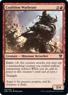 MTG Dominaria United 118/281 Coalition Warbrute