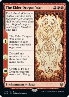 MTG Dominaria United 121/281 The Elder Dragon War