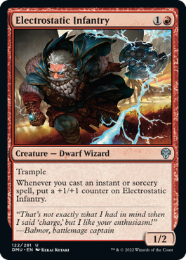 MTG Dominaria United 122/281 Electrostatic Infantry