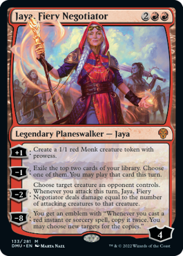 MTG Dominaria United 133/281 Jaya, Fiery Negotiator