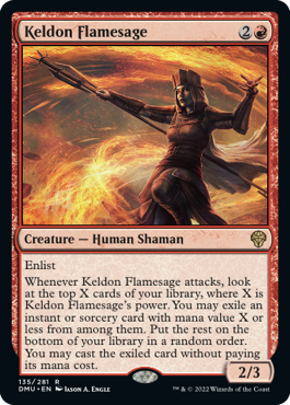 MTG Dominaria United 135/281 Keldon Flamesage