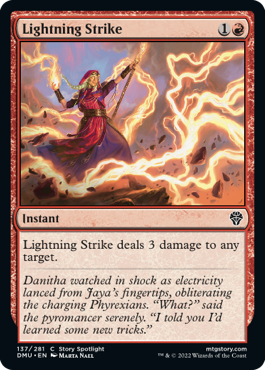 MTG Dominaria United 137/281 Lightning Strike