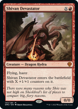 MTG Dominaria United 143/281 Shivan Devastator