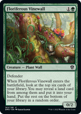 MTG Dominaria United 163/281 Floriferous Vinewall