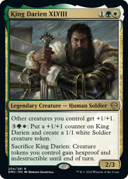 MTG Dominaria United 204/281 King Darien XLVIII