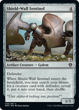 MTG Dominaria United 238/281 Shield-Wall Sentinel