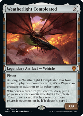 MTG Dominaria United 242/281 Weatherlight Compleated