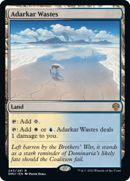 MTG Dominaria United 243/281 Adarkar Wastes