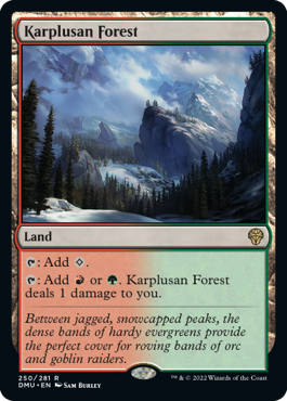 MTG Dominaria United 250/281 Karplusan Forest