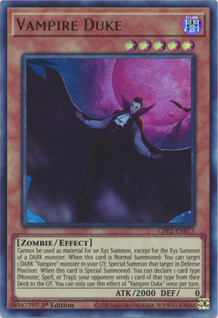 Ghosts From The Past The 2nd Haunting GFP2-EN073 Vampire Duke