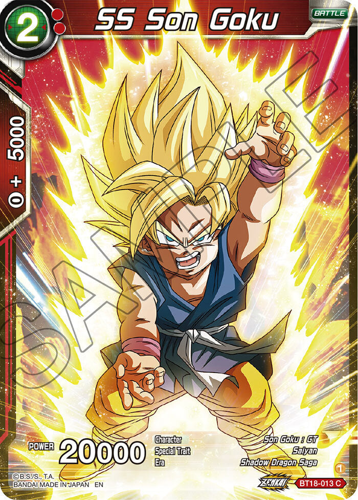 Zenkai Series Dawn of The Z-Legends BT18-013 SS Son Goku