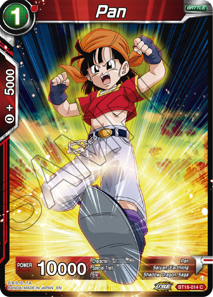 Zenkai Series Dawn of The Z-Legends BT18-014 Pan