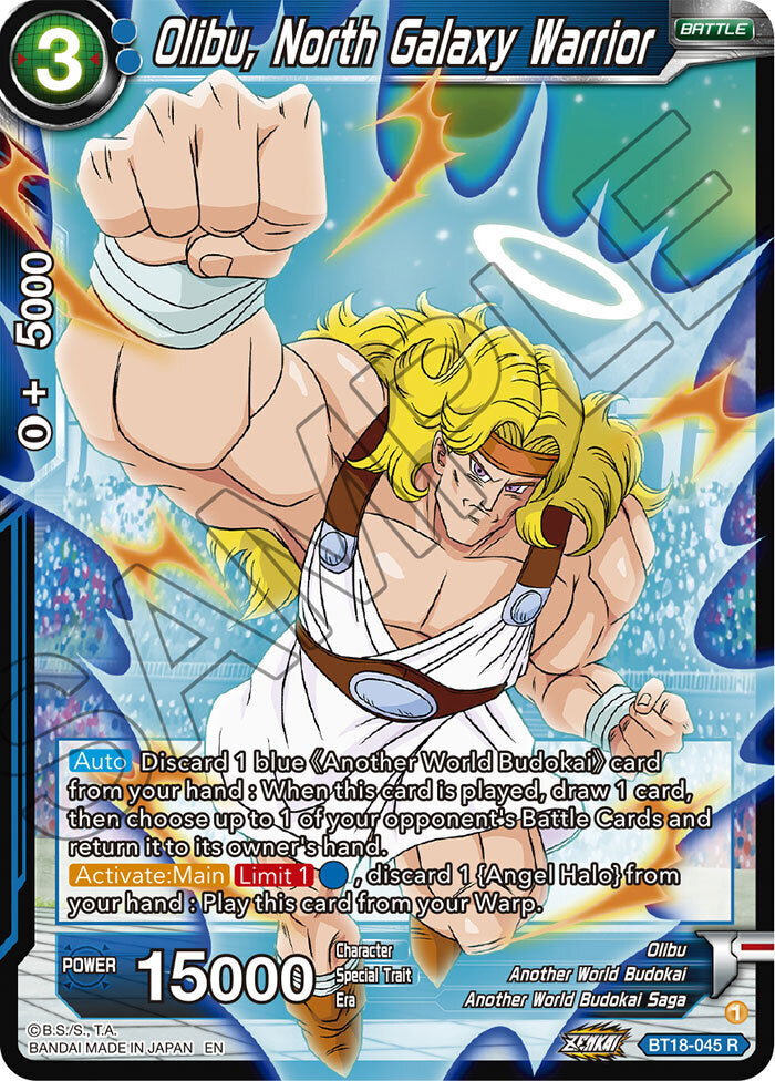 Zenkai Series Dawn of The Z-Legends BT18-045 Olibu, North Galaxy Warrior