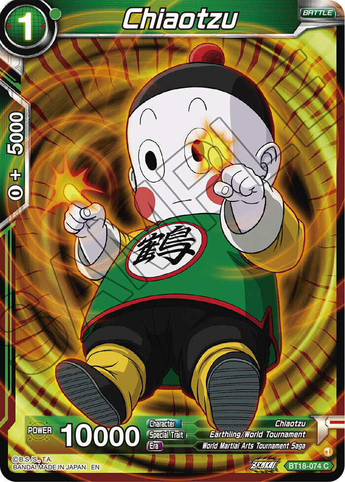 Zenkai Series Dawn of The Z-Legends BT18-074 Chiaotzu