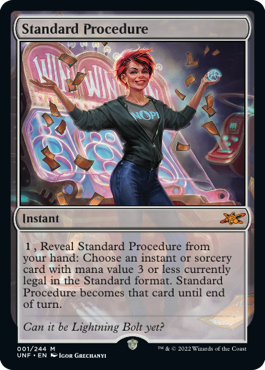 MTG Unfinity 001/244 Standard Procedure