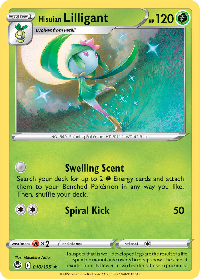 SWSH Silver Tempest 010/195 Hisuian Lilligant