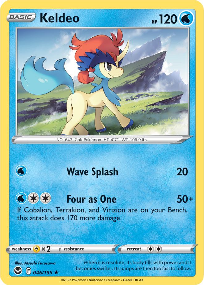 SWSH Silver Tempest 046/195 Keldeo