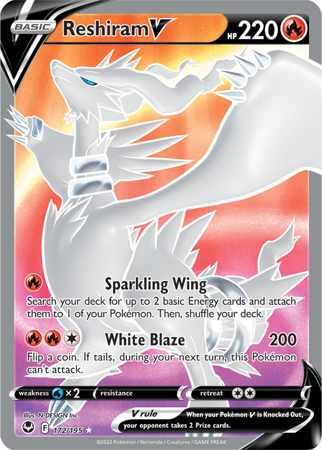 SWSH Silver Tempest 172/195 Reshiram V