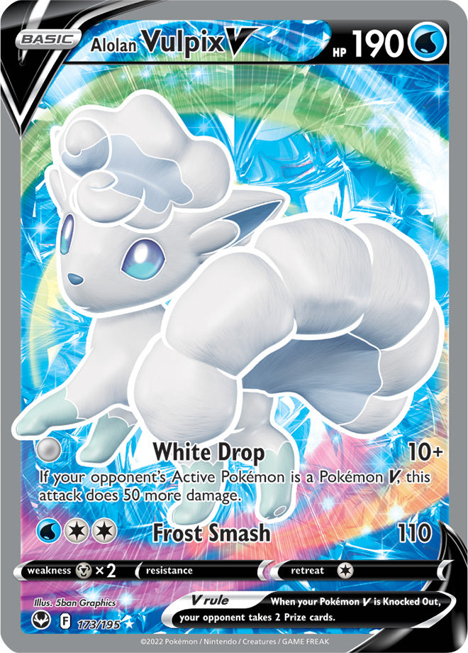 SWSH Silver Tempest 173/195 Alolan Vulpix V