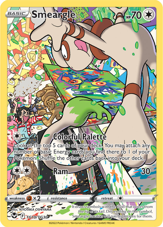 SWSH Silver Tempest TG10-TG30 Smeargle