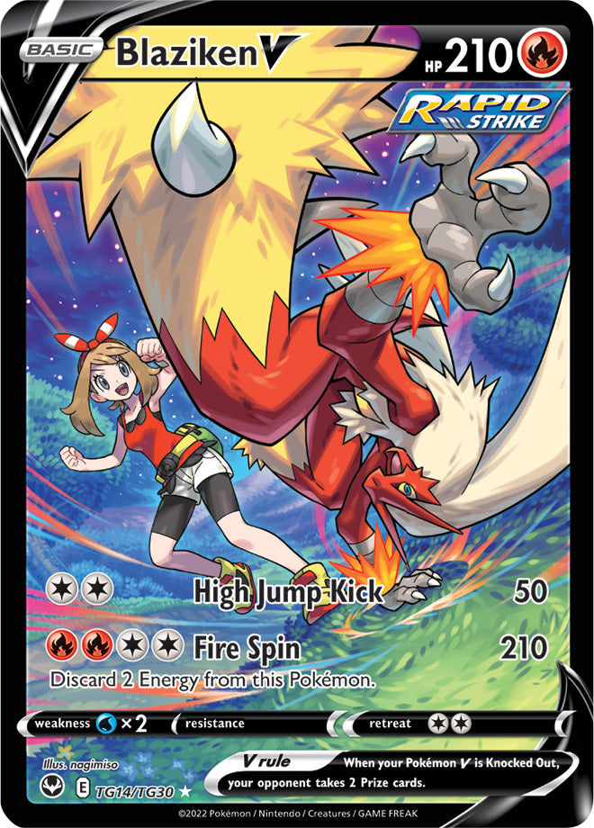 SWSH Silver Tempest TG14-TG30 Blaziken V