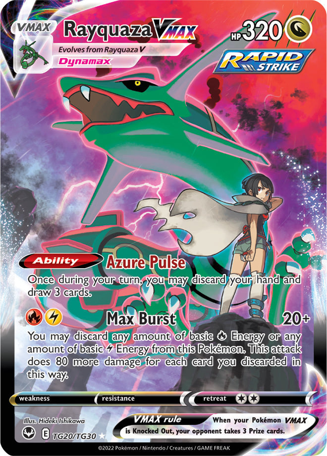 SWSH Silver Tempest TG20-TG30 Rayquaza VMAX