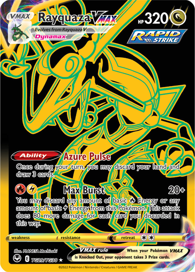 SWSH Silver Tempest TG29-TG30 Rayquaza VMAX