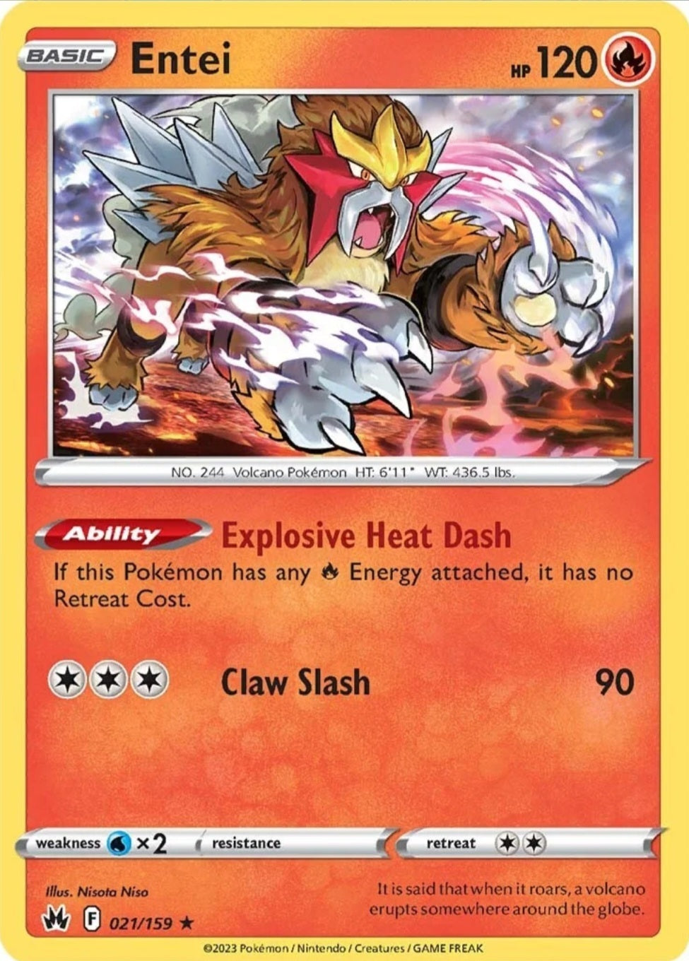 SWSH Crown Zenith 021/159 Entei