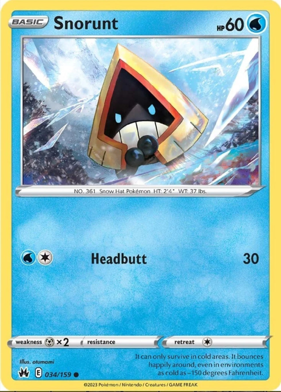 SWSH Crown Zenith 034/159 Snorunt