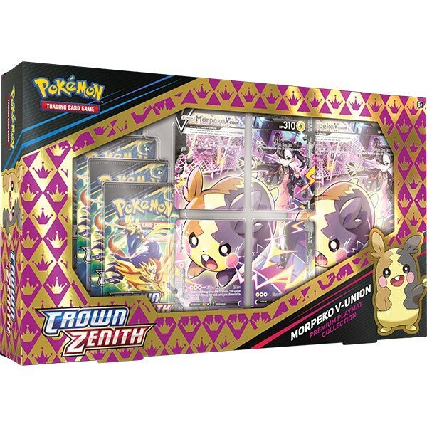 Pokémon TCG: Sword & Shield 12.5 Crown Zenith Premium Playmat Collection - Morpeko V-UNION