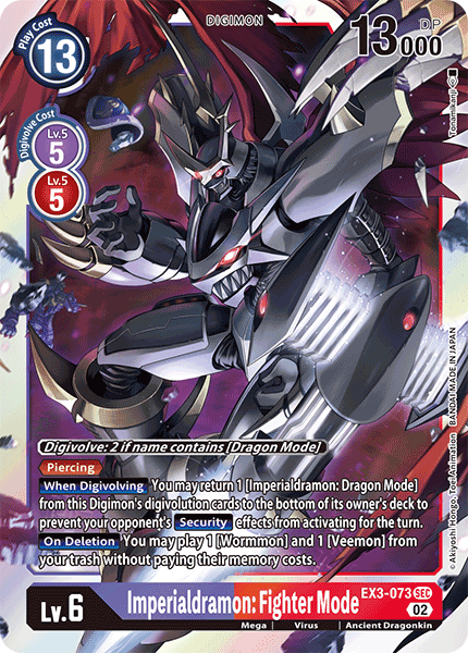 Draconic Roar EX3-073 Imperialdramon: Fighter Mode