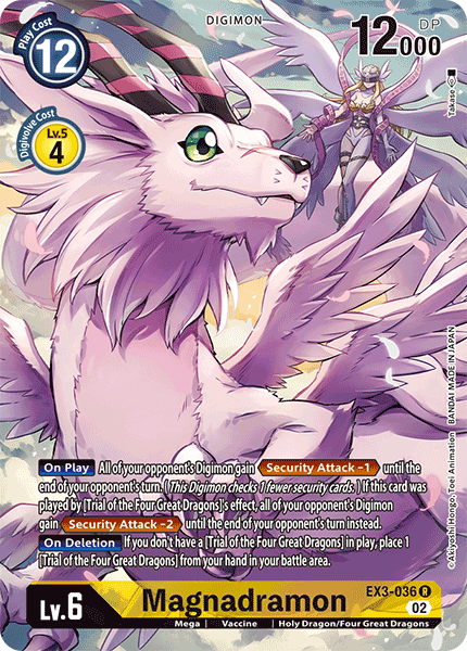 Draconic Roar EX3-036 Magnadramon Alternative Art