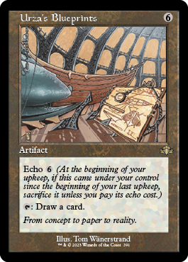 MTG Dominaria Remastered 391 Urza's Blueprints