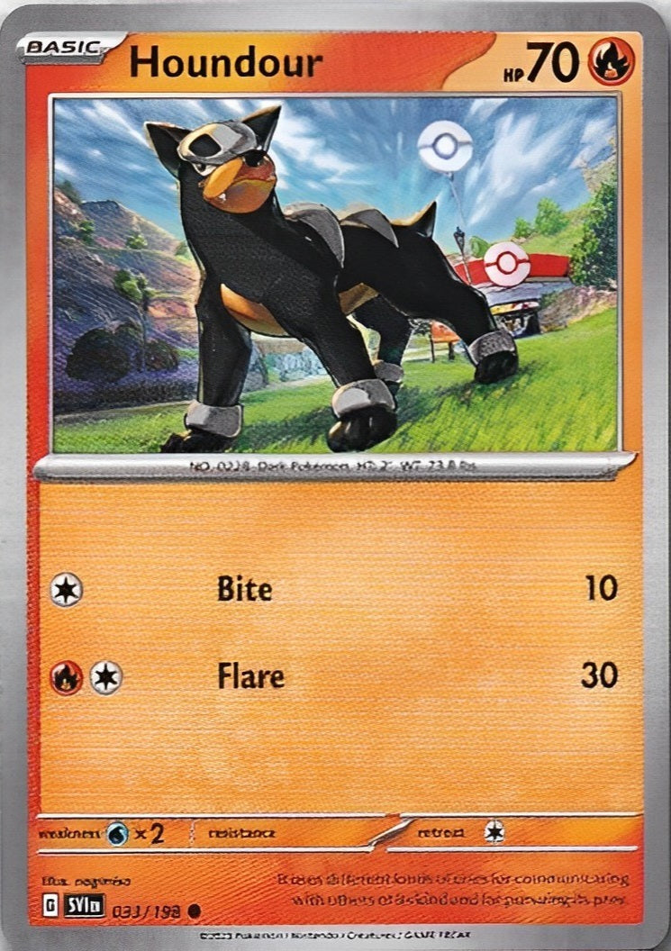 Scarlet & Violet Base Set 033/198 Houndour