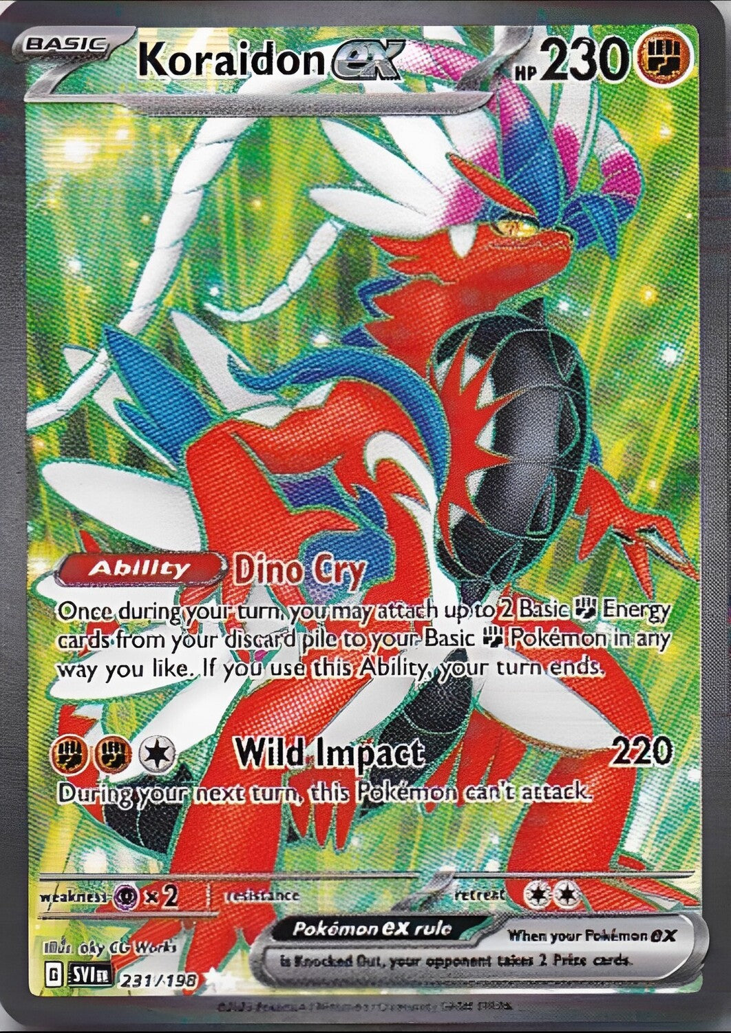 Scarlet & Violet Base Set 231/198 Koraidon ex