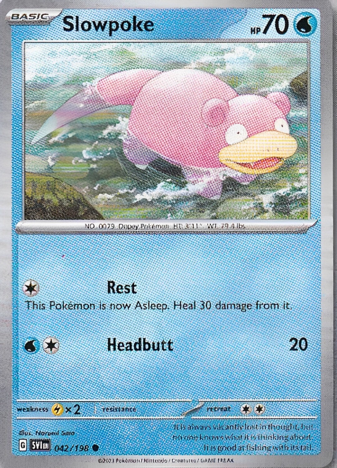 Scarlet & Violet Base Set 042/198 Slowpoke