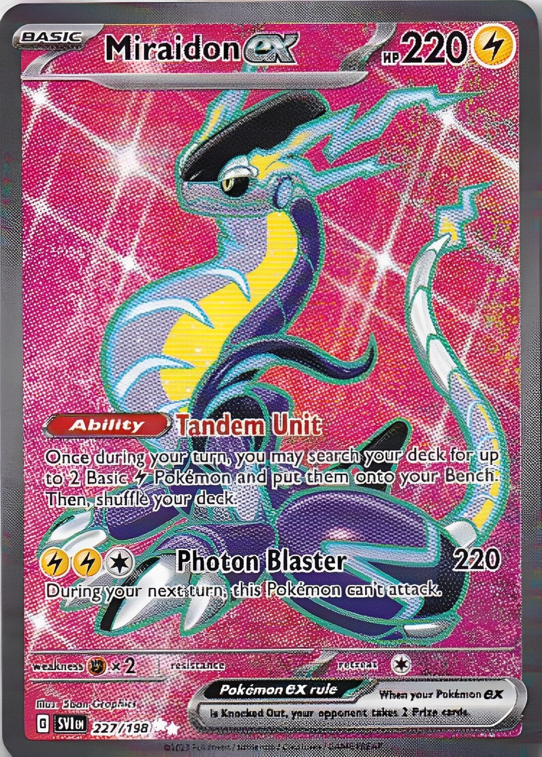 Scarlet & Violet Base Set 227/198 Miraidon ex