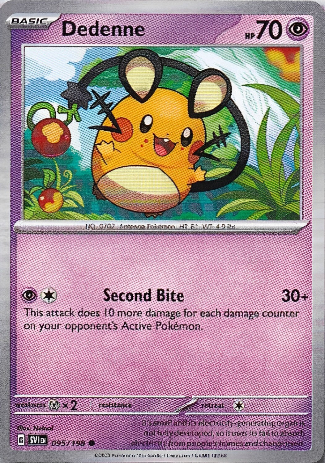 Scarlet & Violet Base Set 095/198 Dedenne