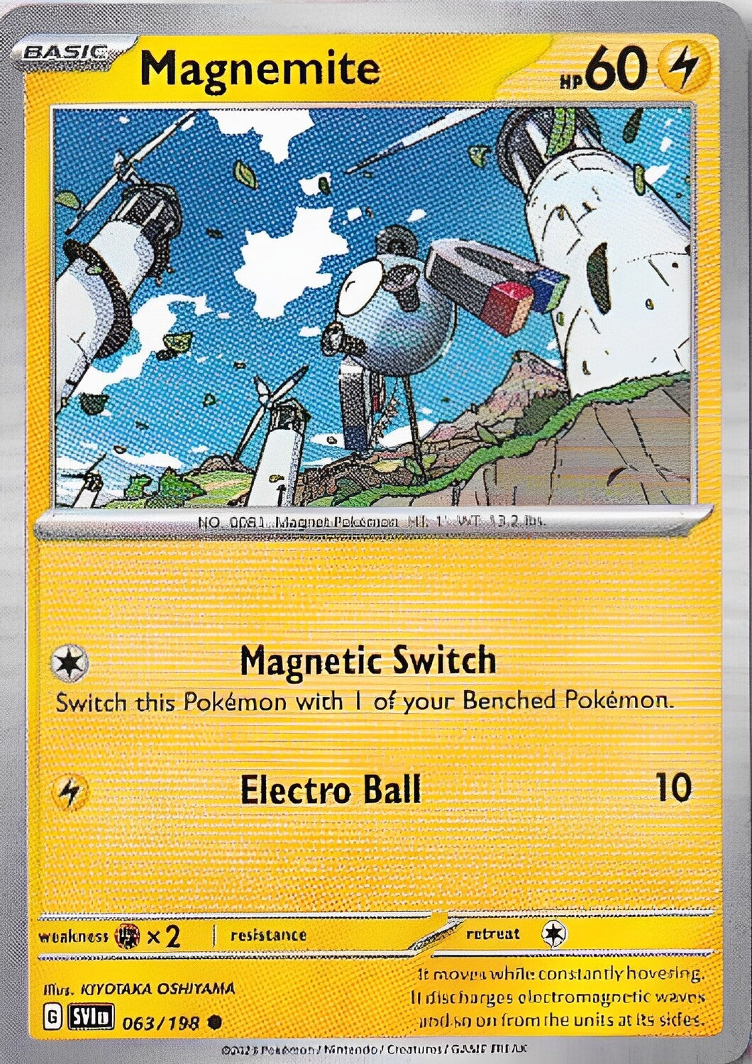 Scarlet & Violet Base Set 063/198 Magnemite